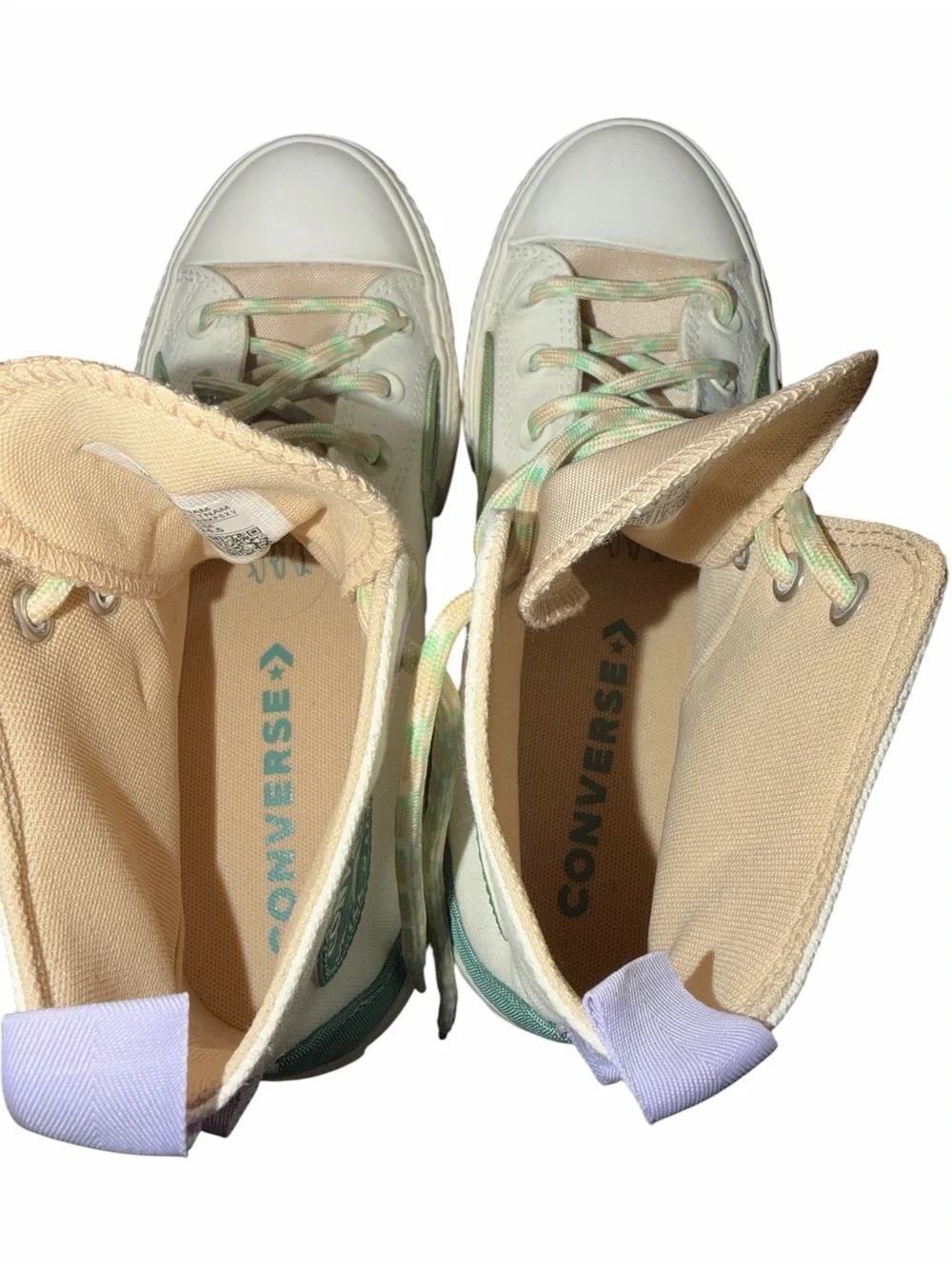 Converse All Star Lift Platform High Colorblock sneakers Men size 8